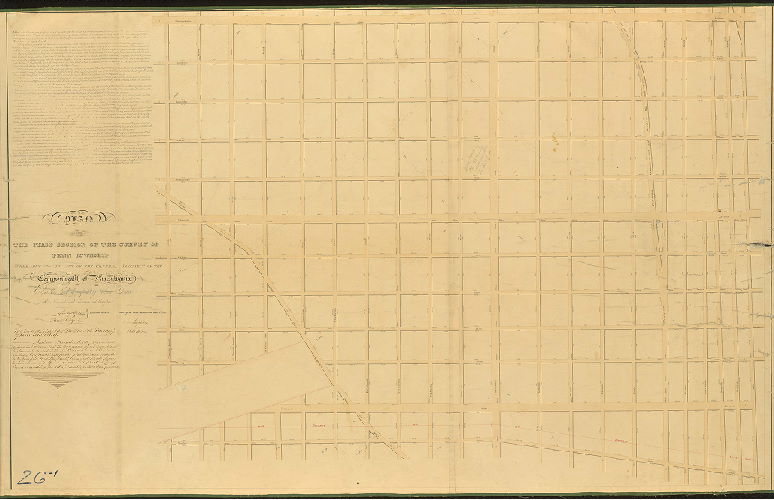 Plan, Plan of the First Section of the survey of Penn Township, agreeably to an Act of the General Assembly of the Commonwealth of Pennsylvania, passed the third day of May anno Domini One thousand eight hundred and thirty-two. Surveyed and returned Jan. 2nd 1838, Joseph Fox, Philip M. Price.