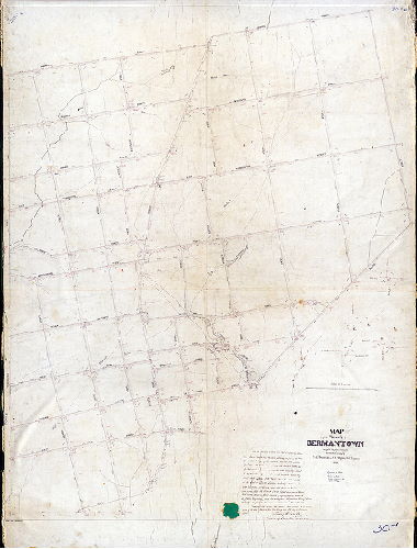 Plan (alternate image), Map of the Borough of Germantown compiled by order of Councils from actual surveys by J. C. Trautwine and S. W. Mifflin, Civil Engineers, 1849. Drawn by A. H. Reitz
