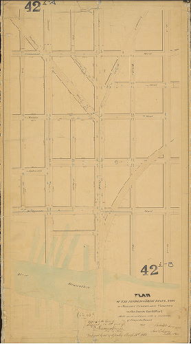 Plan, Plan of revised grade regulation of Market Street and vicinity in the 24th Ward 