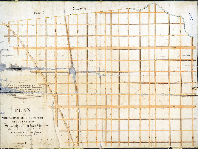 Plan (alternate image), Plan of the Fourth Section of the Township of the Northern Liberties agreeably to an Act of the General Assembly of the Commonwealth of Pennsylvania passed the third day of May [AD] 1832. Surveyed and returned December 16, 1843 by John Foulkrod