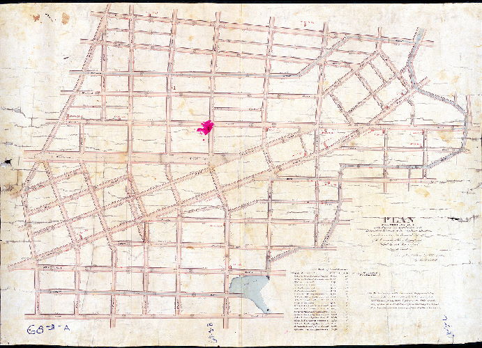 Plan (alternate image), Plan of the Third Division of the survey and regulation of the Kensington District of the Northern Liberties, agreeably to an Act of the General Assembly of the Commonwealth of Pennsylvania passed the sixth day of March anno Domini 1820. Surveyed and returned, March 21st, 1829, by Jos. H. Siddall.