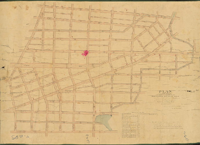 Plan, Plan of the Third Division of the survey and regulation of the Kensington District of the Northern Liberties, agreeably to an Act of the General Assembly of the Commonwealth of Pennsylvania passed the sixth day of March anno Domini 1820. Surveyed and returned, March 21st, 1829, by Jos. H. Siddall.