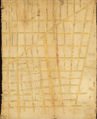 Plan, [No title. Probably part of the incorporation of the District of Spring Garden, from the unincorporated Northern Liberties. Note on tracing copy of plan: "See Laws A.D. filed 8th April 1816."]