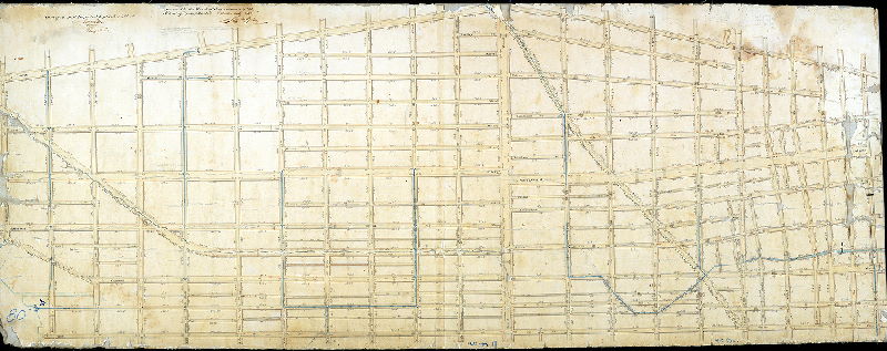 Plan (alternate image), [No title. “Surveyed and returned September 2nd 1833 by Joseph Fox, Philip M. Price]