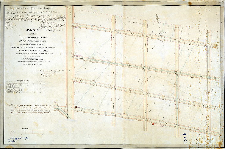 Plan (alternate image), Plan of the Ninth Division of the survey and regulation of the District of Spring Garden, agreeably to an Act of the General Assembly of the Commonwealth of Pennsylvania passed the twenty second day of March anno Domini One thousand eight hundred and thirteen -- and a supplement thereto passed second day of March anno Domini One thousand eight hundred and twenty seven. Surveyed and returned June 10th 1831 by Philip M. Price, Joseph Fox