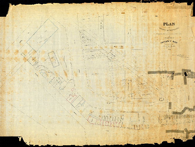 Plan (alternate image), Plan of ground appropriated for the preservation for the purity of water and in addition to Fairmount Park under ordinance of the City of Philadelphia, approved June 28th, 1864. 