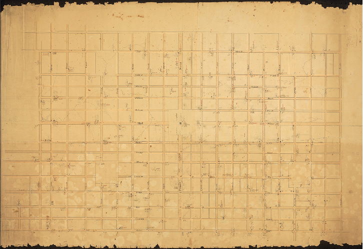 Plan, [No title. Part of original city of Philadelphia. May be an early draft of 006-01_HP]