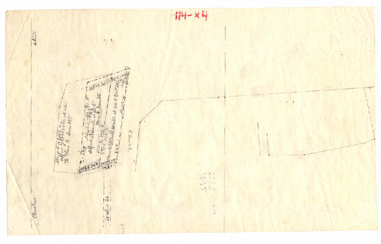 Plan (alternate image), [No title. Pencil sketch of part of Windmill and Smith Islands]