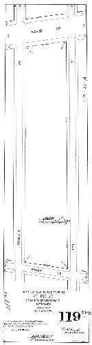 Plan, Plan for placing on City Plan George St. from 7th St. west 108 ft. 20th Ward. April 17, 1905. 