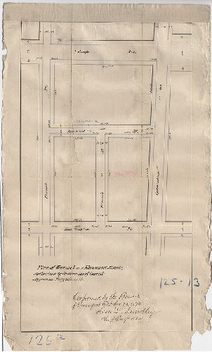 Plan, Plan of Warnock and Kannuset Streets [Ordinance July 6, 1876; confirmed Oct. 23, 1876]