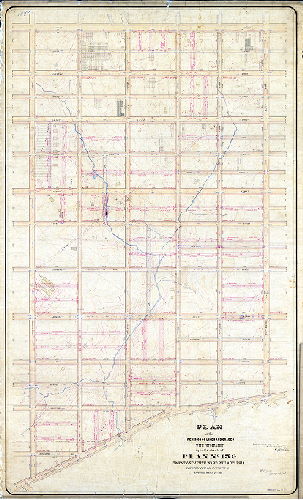 Plan, Plan of the revision of lines and grades with topography upon the streets of Plan No. 139, Twenty-seventh Ward Philadelphia. [Ordinance March 20, 1888; confirmed March 18, 1895]