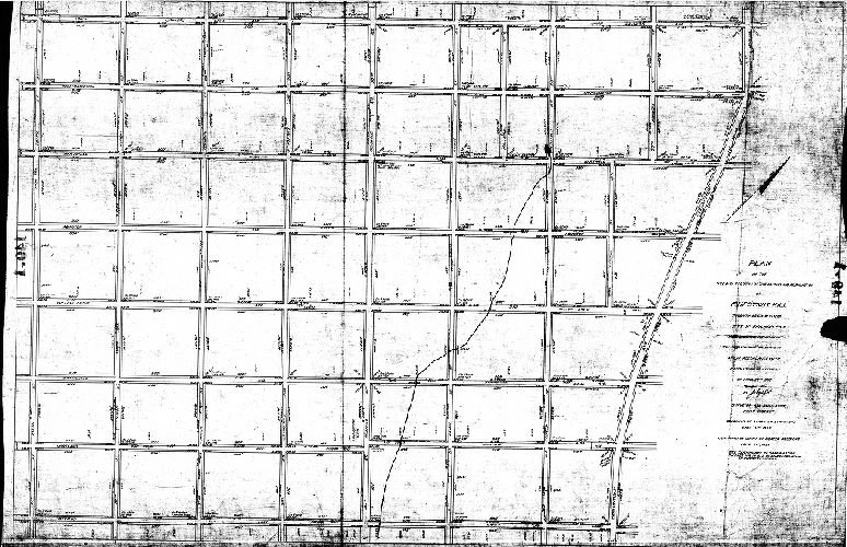 Plan, Plan of the Second Section of the survey and regulation of Chestnut Hill, Twenty-second Ward, City of Philadelphia. [Resolution April 28, 1857; approved April 11, 1859] 