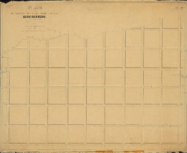 Plan, Plan of the Second Section of a survey and regulation of Kingsessing. [Act of Assembly May 4, 1857; survey returned 1857; approved by Board of Surveyors Oct. 17, 1870]