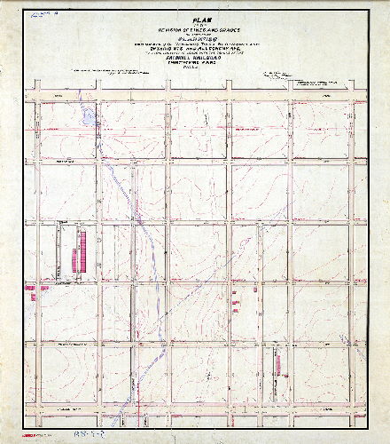 Plan (alternate image), Plan of the revision of lines and grades on portion of Plan No. 159 and grades of Venango, Tioga, Westmoreland [and] Ontario Sts., and Allegheny Ave. to avoid crossing at grade with the tracks of the Fairhill Railroad. Thirty-third Ward, Phila. [Ordinance Feb. 27, 1893; surveyed July 17, 1893; confirmation not noted]
