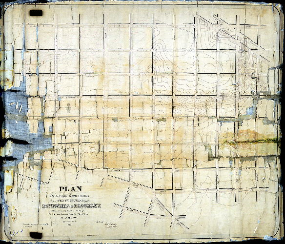 Plan, Plan of grade regulations of the Tenth Section of the Township of Blockley [Resolution Feb. 24, 860; approval noted but no date]