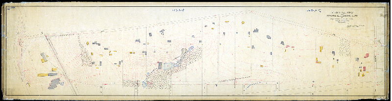 Plan, Topographical survey between Coulter St. and School Lane from Ridge Avenue to Wissahickon Avenue in the Twenty-eighth Ward Philadelphia. [Ordinance June 17, 1886]