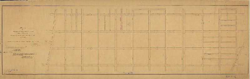 Plan, Plan of revision on the lines and grades of part of Plan 164. Wharton to Tasker and 22nd to 33rd Sts. 36th Ward. [Ordinance April 4, 1894; confirmed 1894 and 1913]