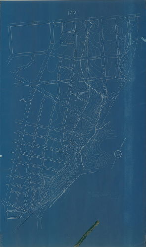 Plan, [No title. Topography on City Plan 170, Fairmount Park vicinity]