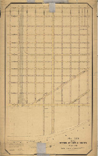 Plan (alternate image), Plan 179. Showing revisions of lines and grades in a part of the 39th Ward, Philadelphia. [Ordinance Dec. 28, 1895; confirmed May 16, 1902]