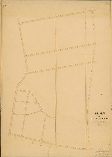 Plan, Plan of survey and grade regulations of part of Twenty-third Ward northeast of Holmesburg and southeast of Frankford and Bristol Turnpike Roads [Resolution July 30, 1860; approved Dec. 1, 1862; confirmed by Court May 18, 1863]