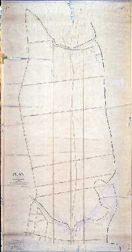 Plan (alternate image), Plan of a portion of 23rd Ward lying between Pennypack Creek and Poquessing Creek east of Bristol Turnpike [Resolution July 13,1860 ; approved by Board of Surveyors Dec. 1, 1862; confirmed by Court May 18, 1863]