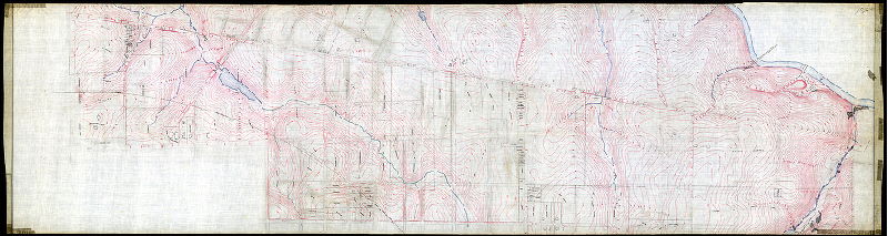 Plan, [No title. Topography of City Plan 198, and parts of Plans 214 and 16. This plan is a contiguous to 185_CP.]