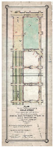 Plan, Plan revising the lines and grades of Broad Street between Oregon Ave. and Curtin St. and creating a plaza bounded by Oregon Ave., Bigler, Thirteenth & Fifteenth Sts. and making Broad Street from Bigler St. to Curtin St. 800 feet wide [Ordinance June 16, 1904; confirmed Jan 16, 1905]