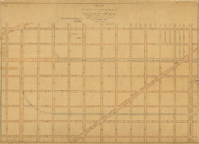 Plan, Plan of the revision of lines & grades on Plan No. 20, 26th & 36th Wards. [Ordinances April 4, 1894, Dec. 28, 1895 and Jan. 17, 1898; confirmed July 1, 1901]