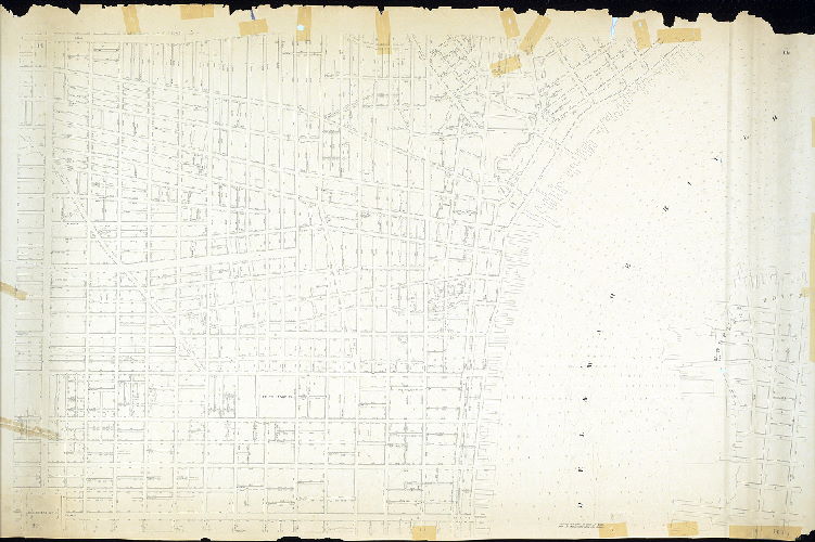 Plan (alternate image), [No title, Center City and Northern Liberties, lithograph, "No. 14". See 203-z_HP for similar]