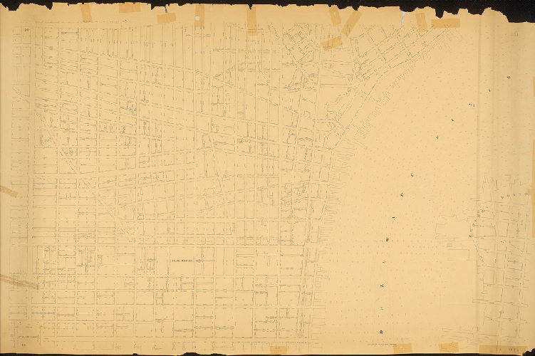Plan, [No title, Center City and Northern Liberties, lithograph, "No. 14". See 203-z_HP for similar]