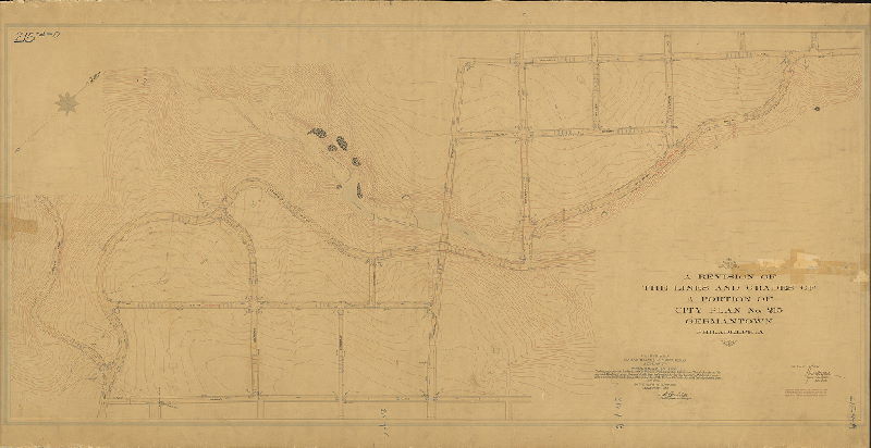 Plan, A revision of the lines and grades of a portion of City Plan No. 215, Germantown, Philadelphia. [Ordinance Nov. 10, 1900; confirmed March 14, 1901]