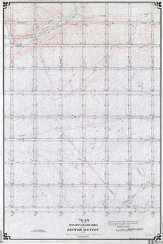 Plan, Plan of the revision of lines and grades of the Eighth Section of the Thirty-third late Twenty-fifth Ward Philadelphia [Ordinance June 23, 1884; confirmed Sept. 3, 1889]
