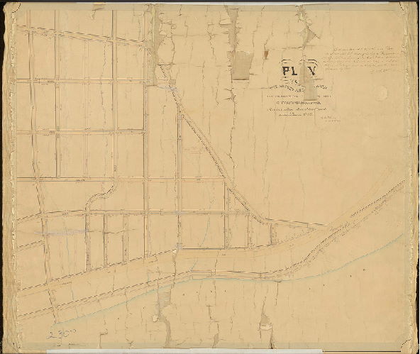 Plan, Plan of the survey and regulation of the Thirteenth Section, Twenty-first Ward Philadelphia. [Resolution Feb. 9, 1866; approved March 1, 1869; confirmed by Court May 16, 1870]