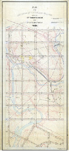 Plan, Plan of the revision of lines and grades on a portion of City Plans Nos. 241 and 256 in the 22d, 23d, 33d and 35th Wards Philadelphia. [Various ordinances, 1884 to 1892; confirmed Feb. 5, 1894]