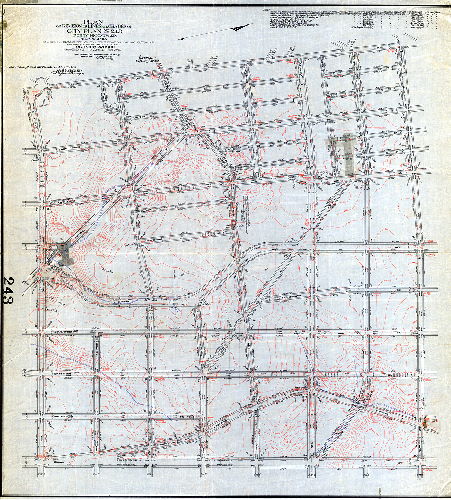 Plan, Plan of revision of lines and grades of City Plan No. 243, Forty-second Ward Philadelphia, bounded by Broad St., Chew St., Stenton Ave. and Chelten Ave., and to place upon the City Plan Ogontz Avenue from Chew St. to Chelten Ave. [Ordinances 1892 and 1901; confirmed May 18, 1908]