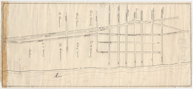Plan, [No title. Detail of State Rd. from Wissinoming Creek to Township Line Rd. (now Cottman Ave.)]
