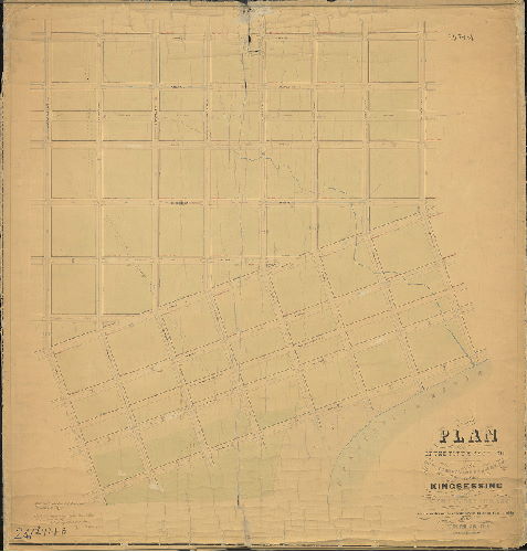 Plan, Plan of the Fifth Section of the survey and regulation of Kingsessing, Twenty-fourth Ward [Resolution Nov. 1, 1858; approved by Board of Surveyors Dec. 19, 1870; confirmed by Court March 15, 1871]
