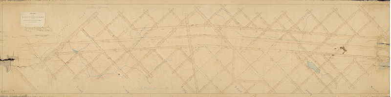 Plan, Plan of the revision of lines and grades on streets crossing the Connecting Railroad and adjacent streets as directed by resolution of Councils approved November 22nd, 1870 [Approved by Board of Surveyors Dec. 19, 1870]