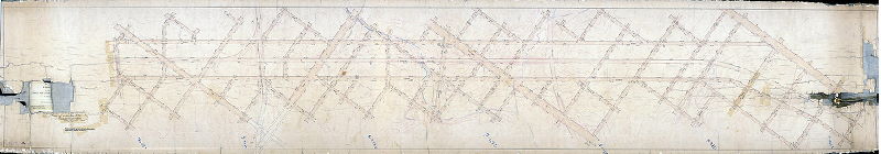 Plan (alternate image), Plan of the revision of lines and grades on streets crossing the Connecting Railroad and adjacent streets as directed by resolution of Councils approved November 22nd, 1870 [Approved by Board of Surveyors Dec. 19, 1870]