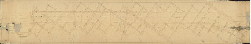 Plan, Plan of the revision of lines and grades on streets crossing the Connecting Railroad and adjacent streets as directed by resolution of Councils approved November 22nd, 1870 [Approved by Board of Surveyors Dec. 19, 1870]