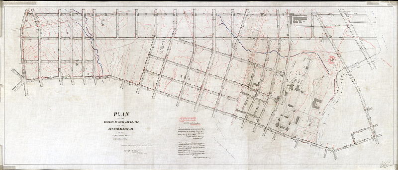 Plan, Plan of the revision of lines and grades on the Seventeenth Section in the Twenty-third Ward Philadelphia [Ordinance Dec. 31, 1883; confirmed on various dates, 1888 to 1891]
