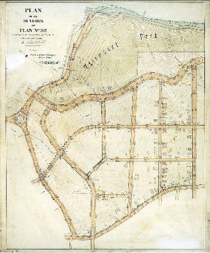 Plan (alternate image), Plan of the revision of Plan No. 261. [Ordinance Sept. 12, 1916; confirmed Jan. 29, 1917]