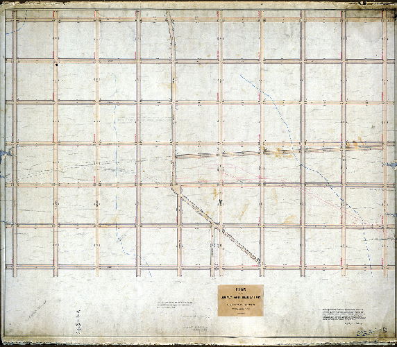 Plan (alternate image), Plan of the survey and regulation of the Eighteenth Section, Twenty-Third Ward Philadelphia [Confirmed June 2, 1873]