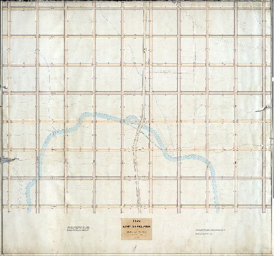 Plan (alternate image), Plan of the survey and regulation of the Eighteenth Section, Twenty-Third Ward Philadelphia