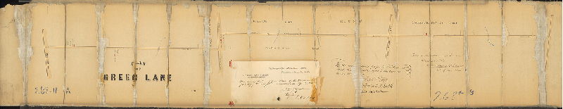 Plan (alternate image), Plan showing the line of Green Lane, in the 22nd Ward of the City of Philadelphia, as established April 1856