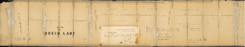 Plan, Plan showing the line of Green Lane, in the 22nd Ward of the City of Philadelphia, as established April 1856