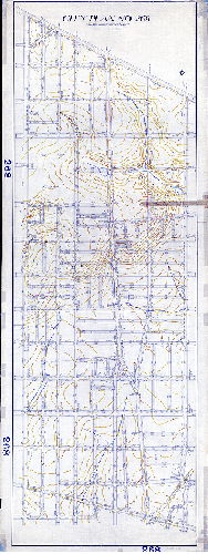 Plan, City Plan No. 268. Compiled November 1927 - W. G. Thomas. Checked January 1928 - E. J. Ginn, W. Voorhees. To date - March 2, 1950. 