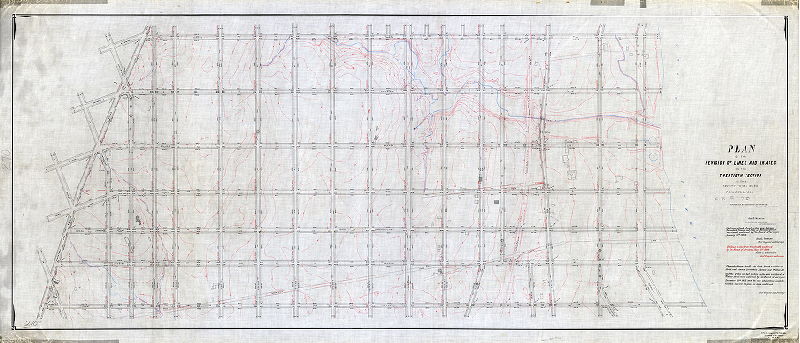 Plan, Plan of the revision of lines and grades on the Twentieth Section in the Twenty-third Ward Philadelphia [Ordinance Dec. 31, 1883; confirmed on various dates from 1888 to 1891]