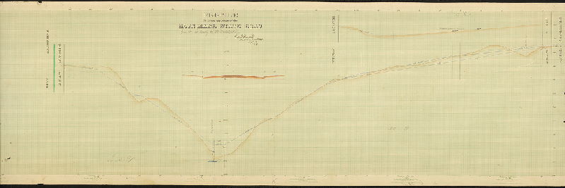 Plan (alternate image), Profile to accompany plans of the Bryn Mawr State Road - part in City of Philadelphia