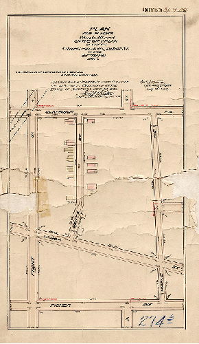 Plan, Plan for placing Wentz Street on the City Plan between Clarkson Ave. and Tabor St. in the 22nd Ward, Phil'a [Ordinance Nov. 17, 1890; survey returned Sept. 19, 1892; confirmed Dec. 19, 1892]